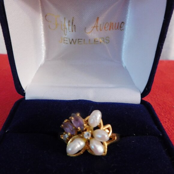 Ladies Fresh Water Pearls - Ring - Picture 1 of 4